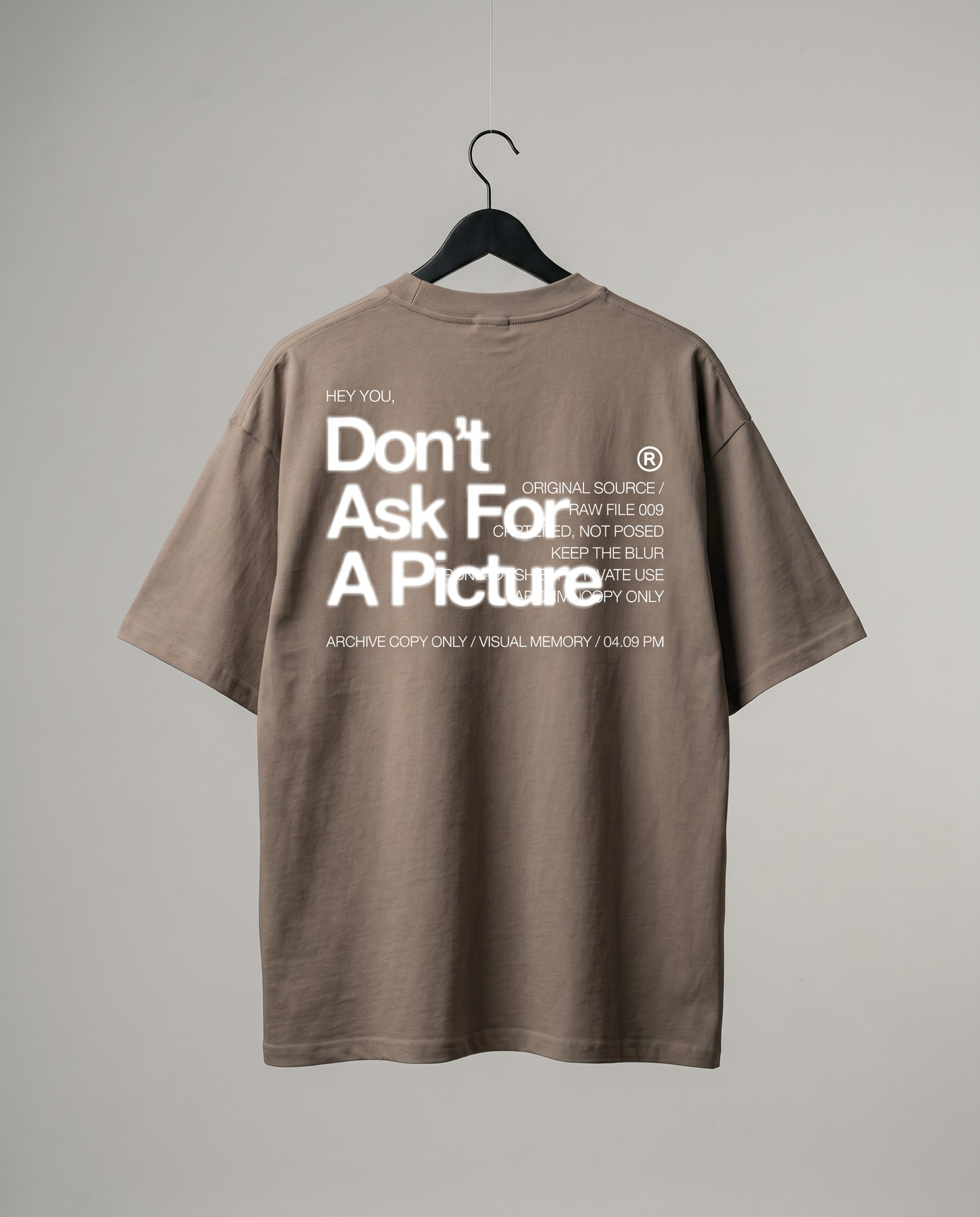 Don't ask for a picture