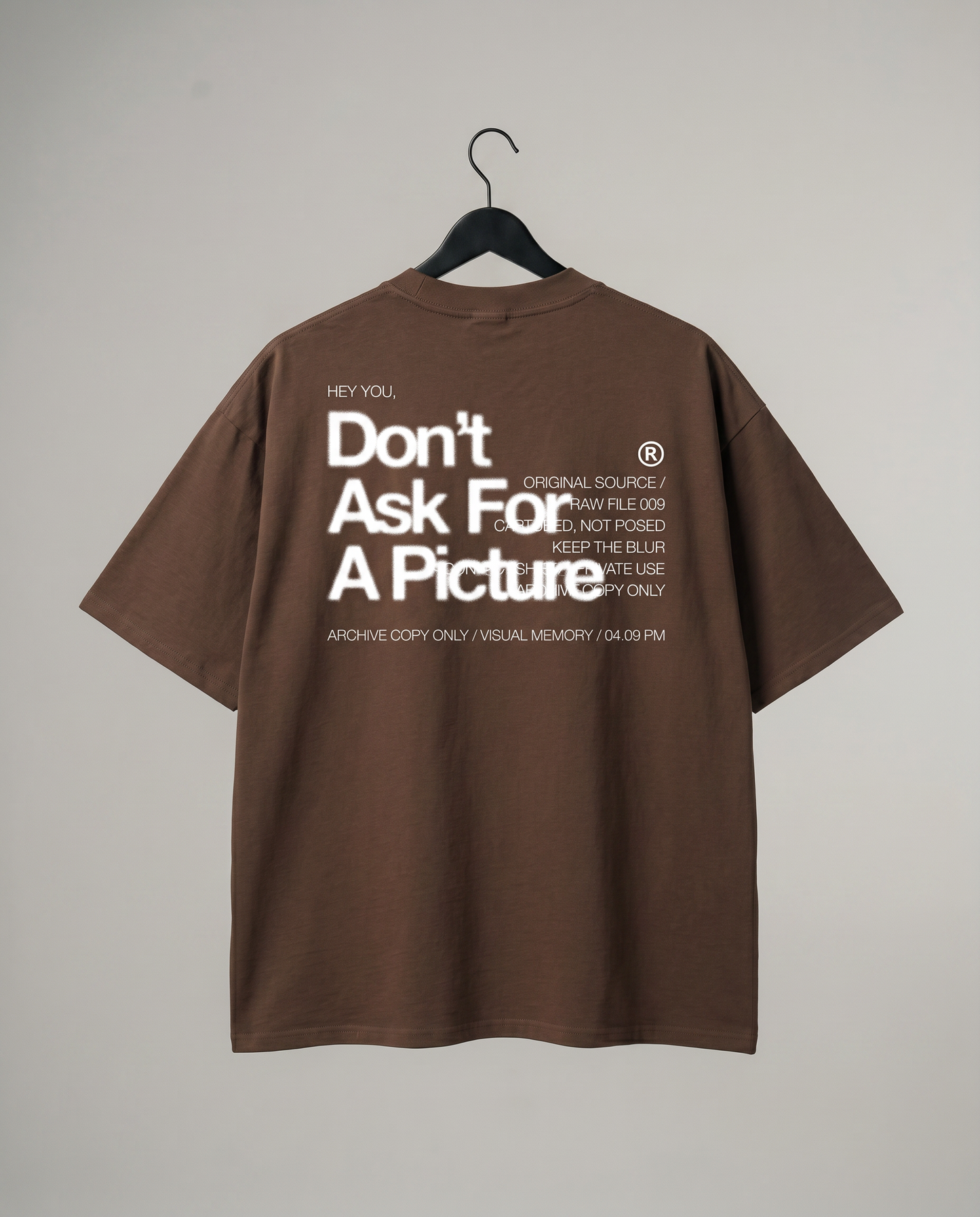 Don't ask for a picture